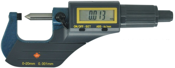 數顯單尖頭千分尺636