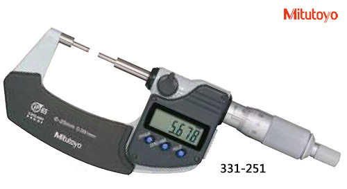 B0411-002-三豐-331-251數顯花鍵千分尺0-25