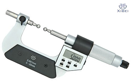 B0412-002-青海數(shù)顯齒輪千分尺0-25