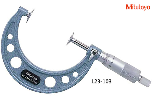 B0416-001-三豐--123-103盤型千分尺 50-75
