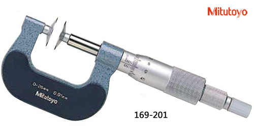 B0416-001-三豐--169-201盤型千分尺  0-25