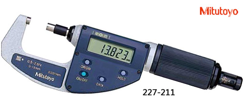 B0401-010-三豐-227-21帶微調負載裝置數顯外徑千分尺